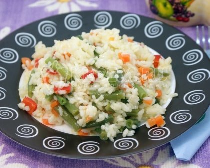 Ризотто с овощами