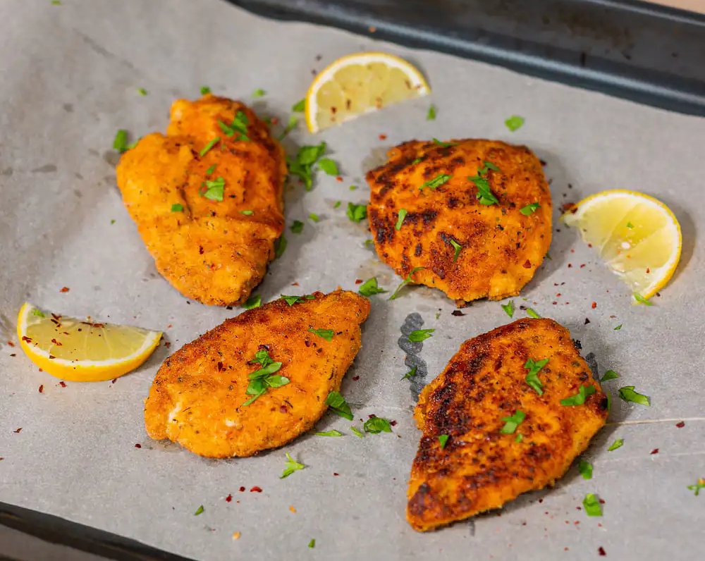 Запечённая хрустящая курочка