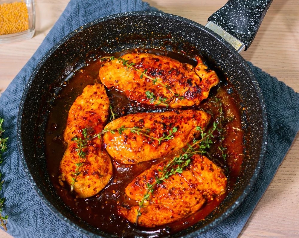 Медово горчичная курица
